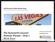 Tablet Screenshot of jeffhoward.net